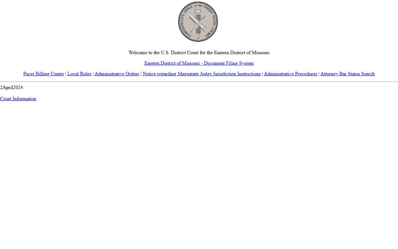 Butler County Circuit Clerk records federal CM ECF reference
