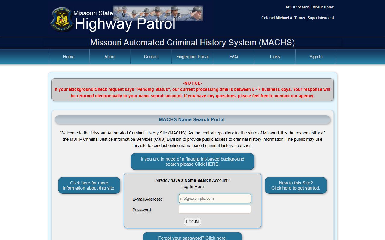 Butler County arrest records MACHS criminal history portal