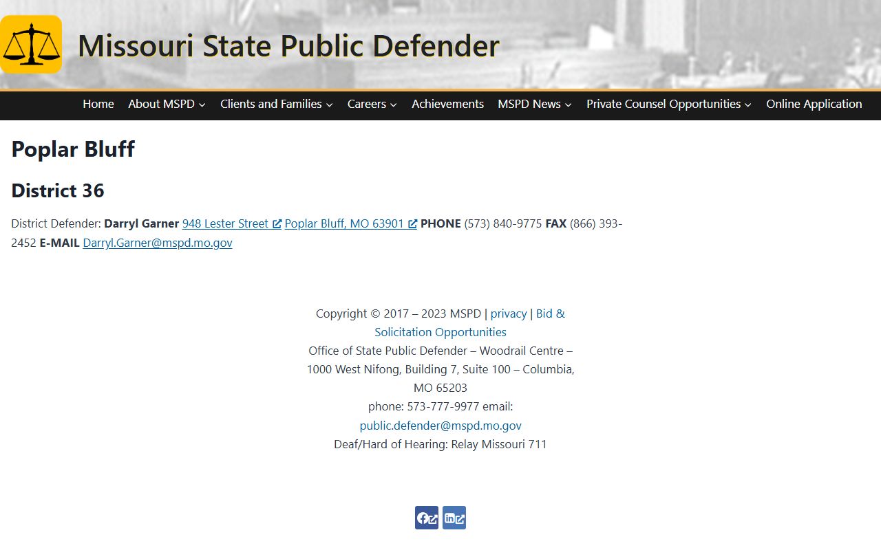 Butler County arrest records and court charges public defender district office