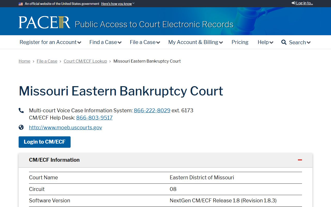 Butler County Circuit Court records bankruptcy PACER lookup