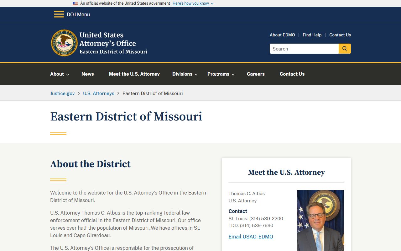 Butler County Circuit Court records federal prosecutor reference